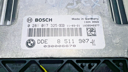 BMW X3 30dX F25 2009-17 N57N ENGINE CONTROL UNIT ECU KIT DDE 8511907