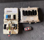 Load image into Gallery viewer, BMW 1 F20 PRE LCI 118i  N13B16A  ENGINE CONTROL UNIT ECU KEY LOCK SET - 8610484
