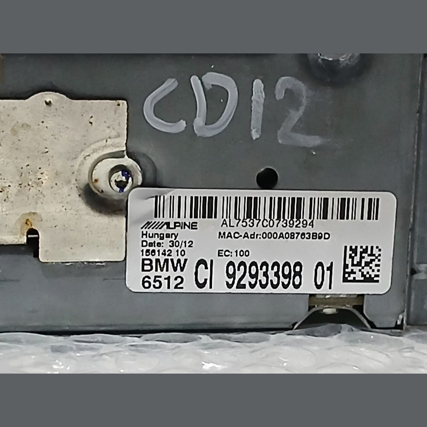 BMW F01 F06 F10 CIC Sat Nav Computer Navigation Head Unit 9293398
