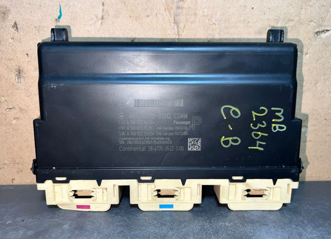 14-17 Mercedes-Benz W166 GL ML Passenger Seat Control Module A166 9008606 OEM