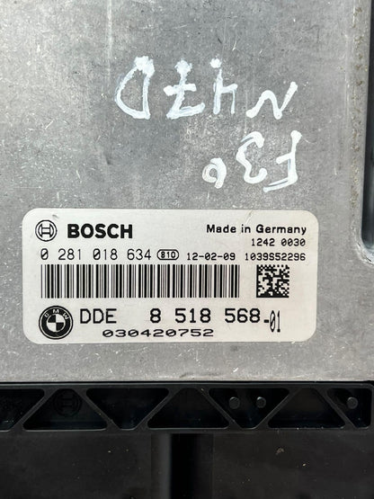 2012 BMW F30 N47D F20 3' 2.0 320d 120d diesel Engine Control Unit ECU 8518568 