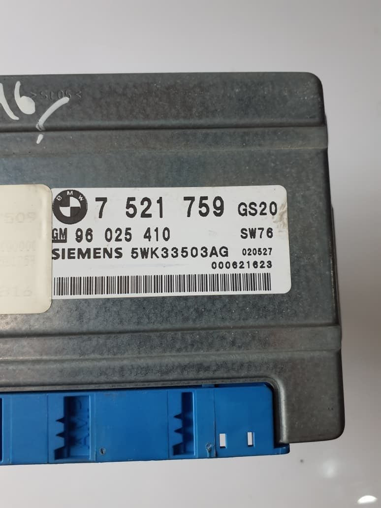 2002 BMW 325i E46 and X5 Transmission Control Module 7521759