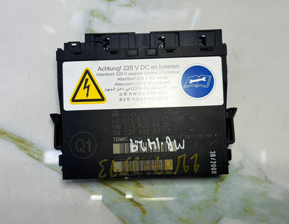 2007-2013 Mercedes-Benz S-Class W221 S550 Seat Control Module A221 8703593 OEM