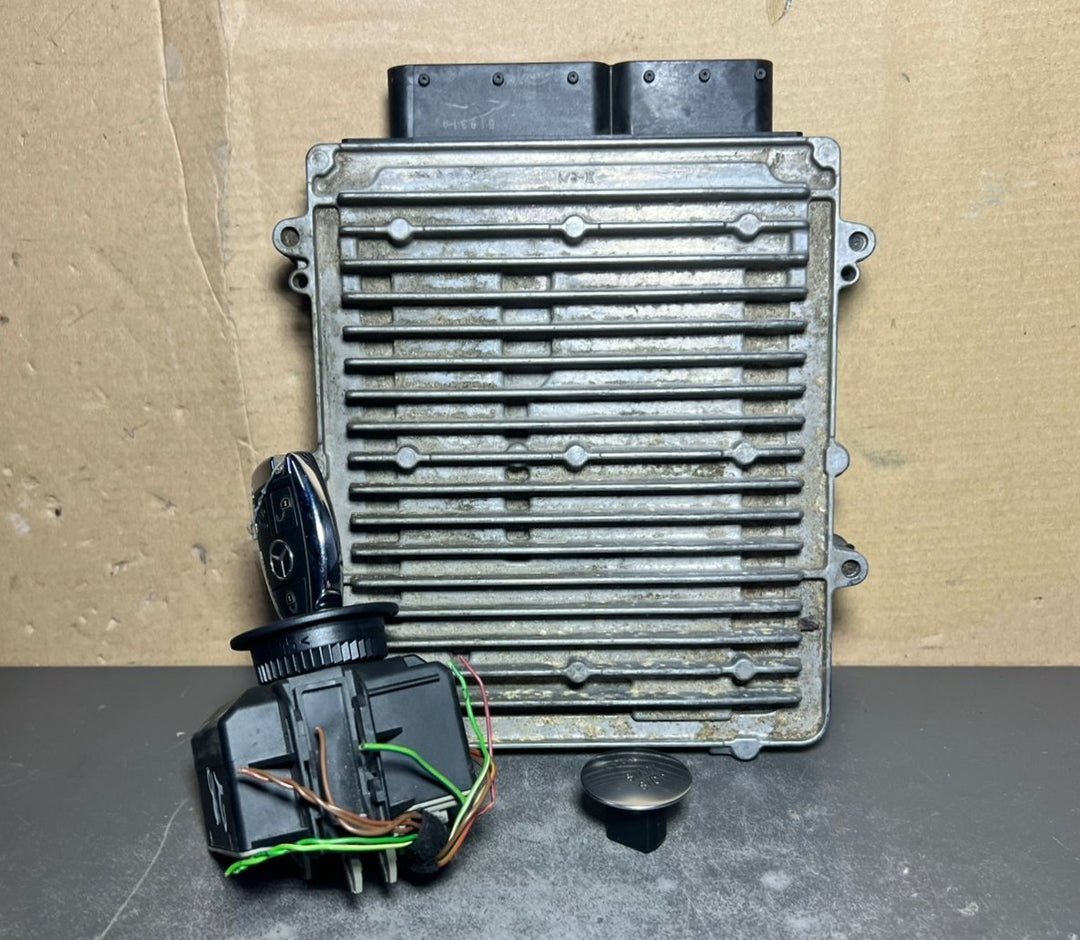 Mercedes W218 ECU Engine Control Module Ignition Key Switch Set A278 9001500 OEM