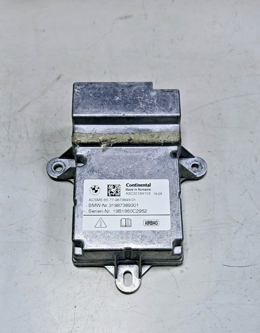 GENIUNE BMW 3 SERIES G20 G21 2017-19 SRS CONTROL UNIT MODULE 9873893