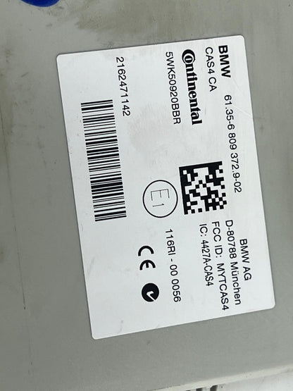 2014-2016 BMW F10, F20, F07, F25, F30 520i Engine Control Unit 8664661 SET