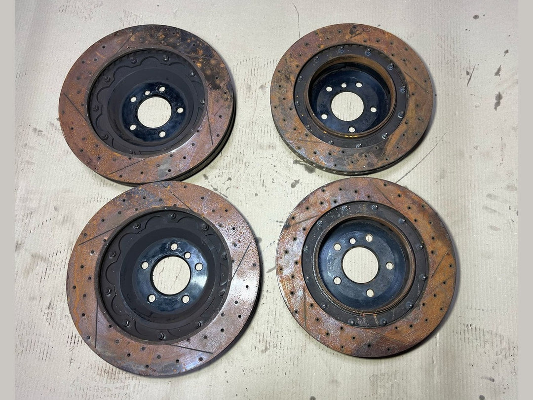 10-14 Mercedes-Benz W212 E-Class AMG E63 Front \ Rear Calipers Brake Discs Set
