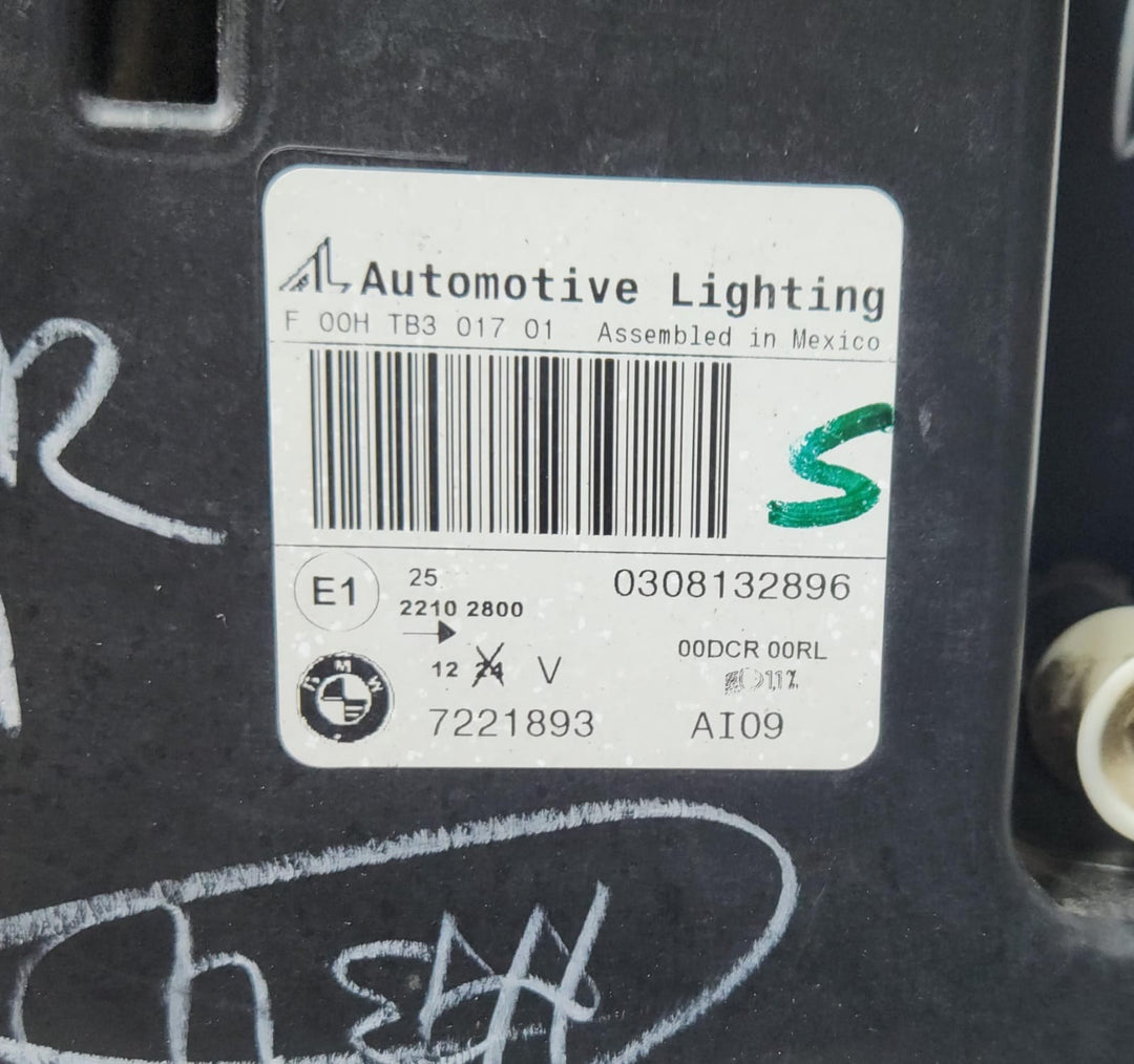 2011-2013 BMW X5 Left Xenon Headlight 7221893 X5 E70 and X5 E70 LCI OEM