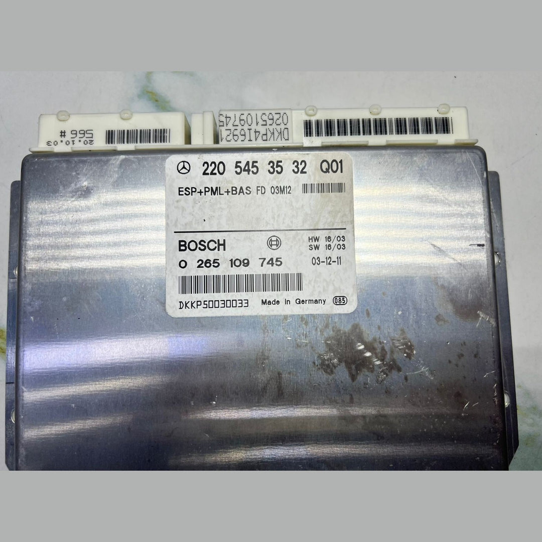 2000-2005 Mercedes W220 Electronic Stability Control ESP Module A220 5453532 OEM