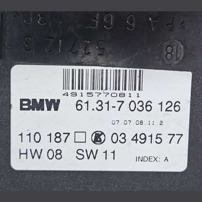 BMW E46, 6 Series E63, X3 E83 Right side Seat Control Switch 7036126 OEM