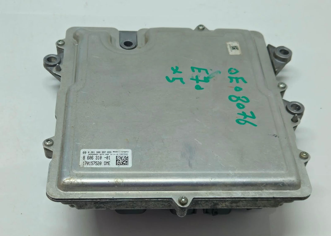 8606310-2011-2014 BMW X5 E70 N55 Engine Control Module DME ECU Set OEM