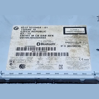 BMW F20 F21 F30 F31 1 3 SERIES SAT NAV RADIO HEADUNIT -9310464