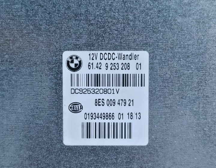 BMW E84 X1 DC VOLTAGE CONVERTER MODULE 9253208 OEM