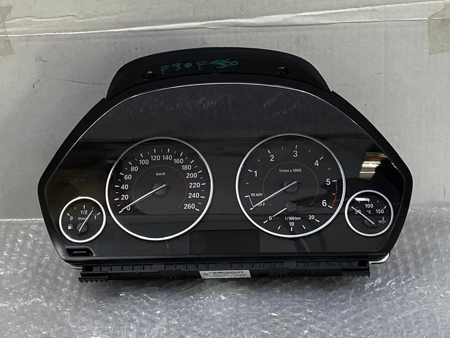 OEM BMW 3 F30, F80 Instrument Cluster Speedometer 9287494 Johnson Controls