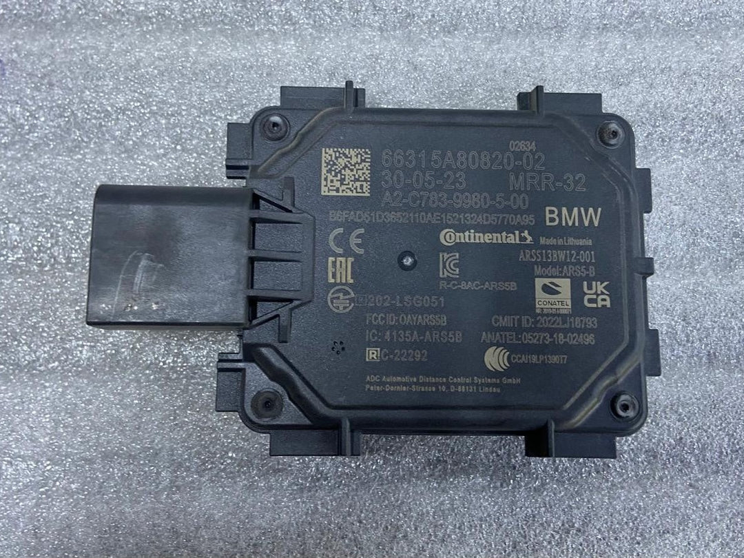 OEM BMW X1 XDRIVE iX1 U11 G60 G70 FRONT CRUISE RADAR SENSOR 5A80820 CONTINENTAL