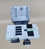 Bild in die Galerieansicht laden, BMW X1 F48  B47 ENGINE CONTROL UNIT ECU SET WITH KEY - 8470176