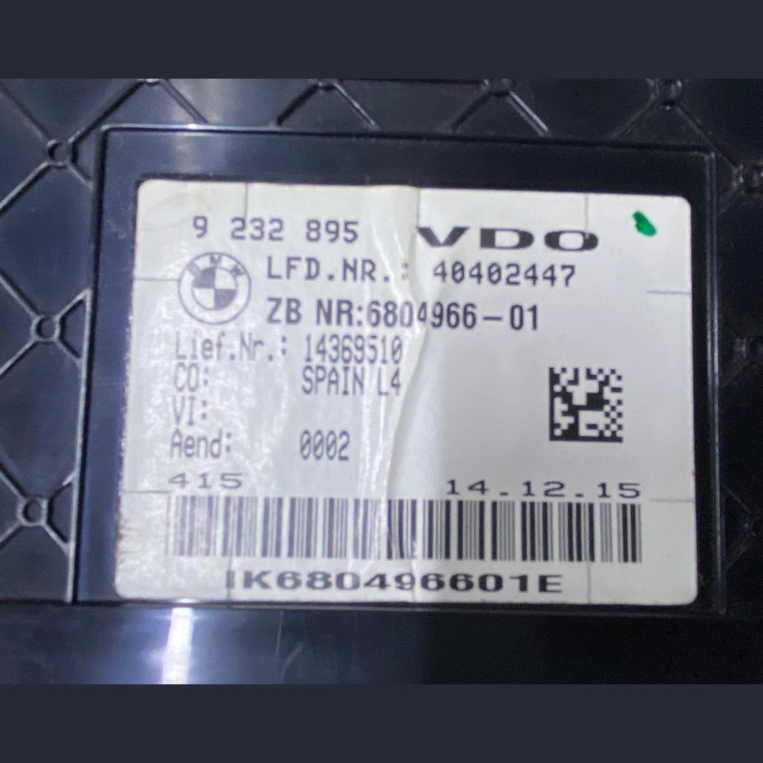 OEM BMW F30 F31 F34 F32 instrument combination Cluster speedometer 6804966