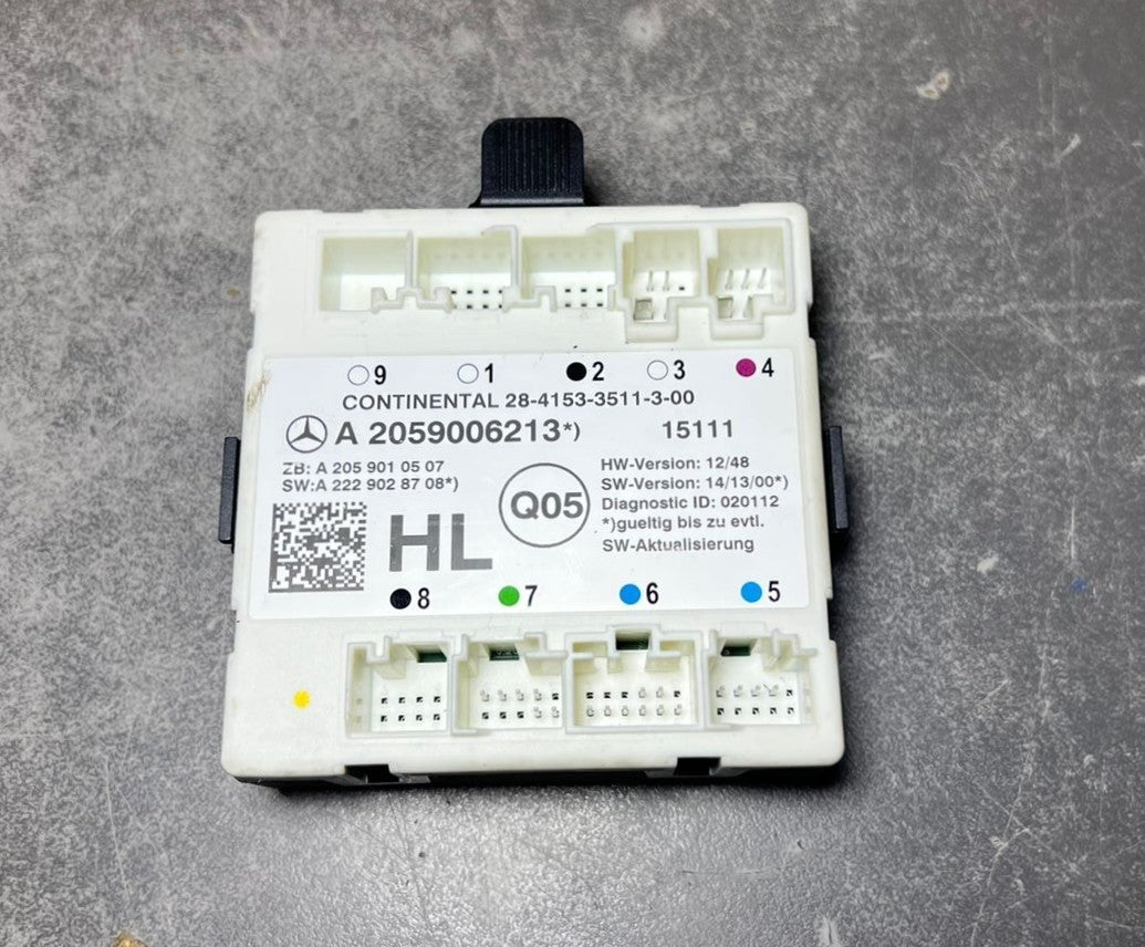 Mercedes-Benz W205 C-Class Rear Left Side Door Control Module A205 9006213 OEM