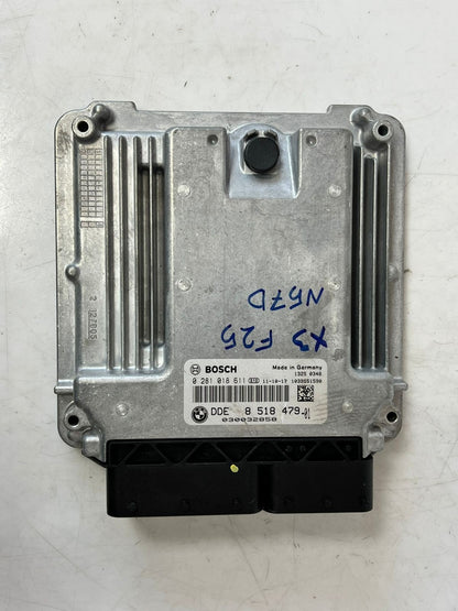 2011-2017 BMW X3 F25 M57D Engine Control Unit ECU SET DDE+CAS4+1KEY 8518479 OEM