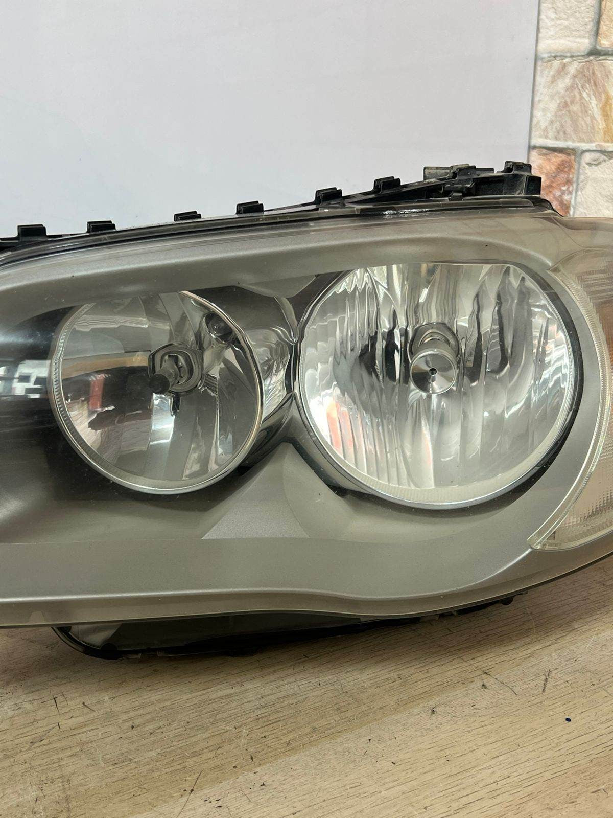 BMW Headlight 6924487 1 Series E81 E87 left side Halogen, without xenon