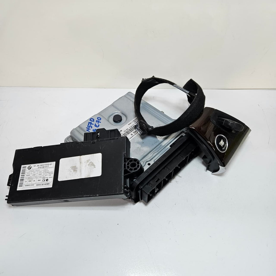 2008-2015 BMW X5 E70 X6 E71 Engine Control Unit DDE ECU Key Set 8506570  N57 3.0