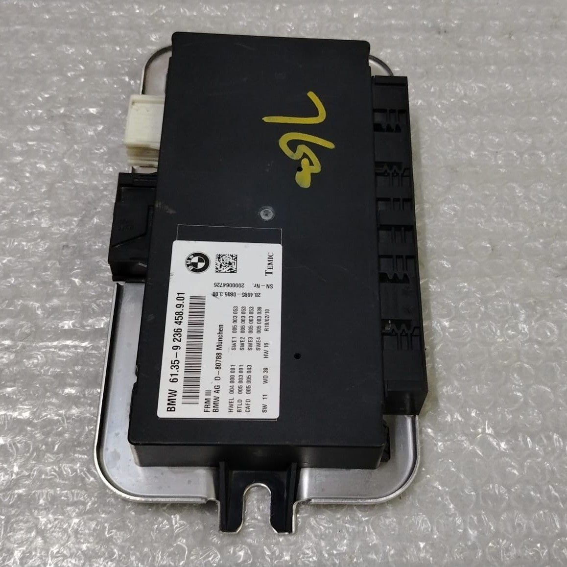 OEM BMW F01 F02 F07 F10 F11 F06 F12 Footwell Lights Control Module ECU 9236458