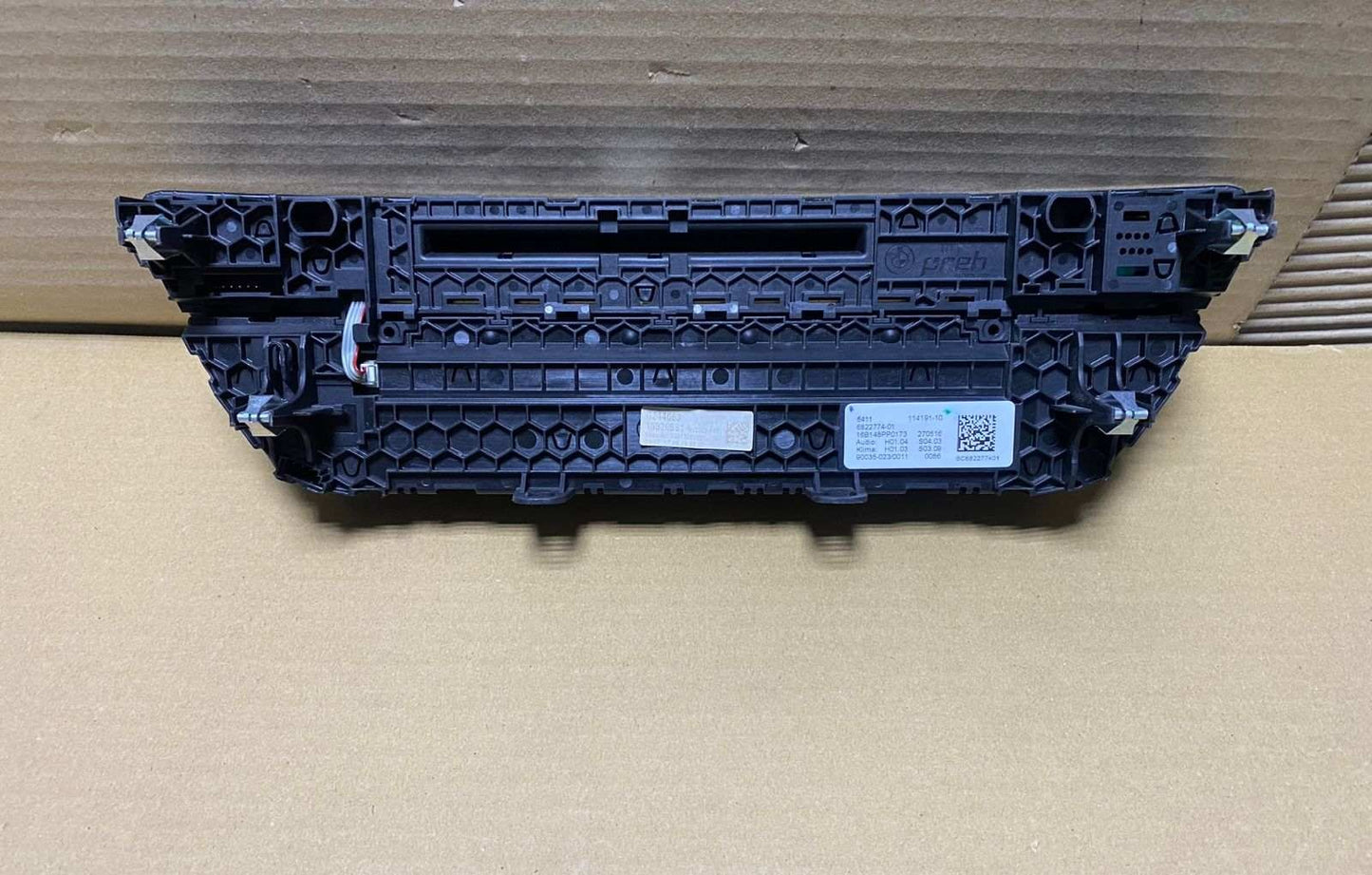 BMW Air Conditioning Control Panel 6822774 7 Series G11 G12 models AC SWITCHES