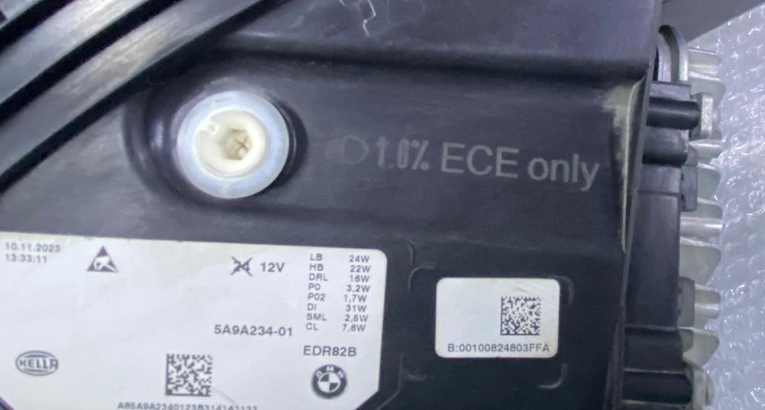 OEM BMW X1 U11 HEADLIGHT FRONT RIGHT SIDE ECE MODEL 5A9A234 LHD NO MODULE