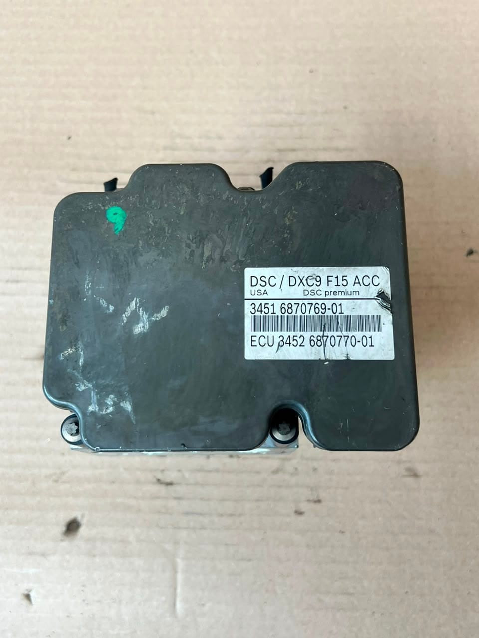 2015-2018 BMW F15 X5 F16 X6 Abs Module With Acc Active Cruise Control 6870769