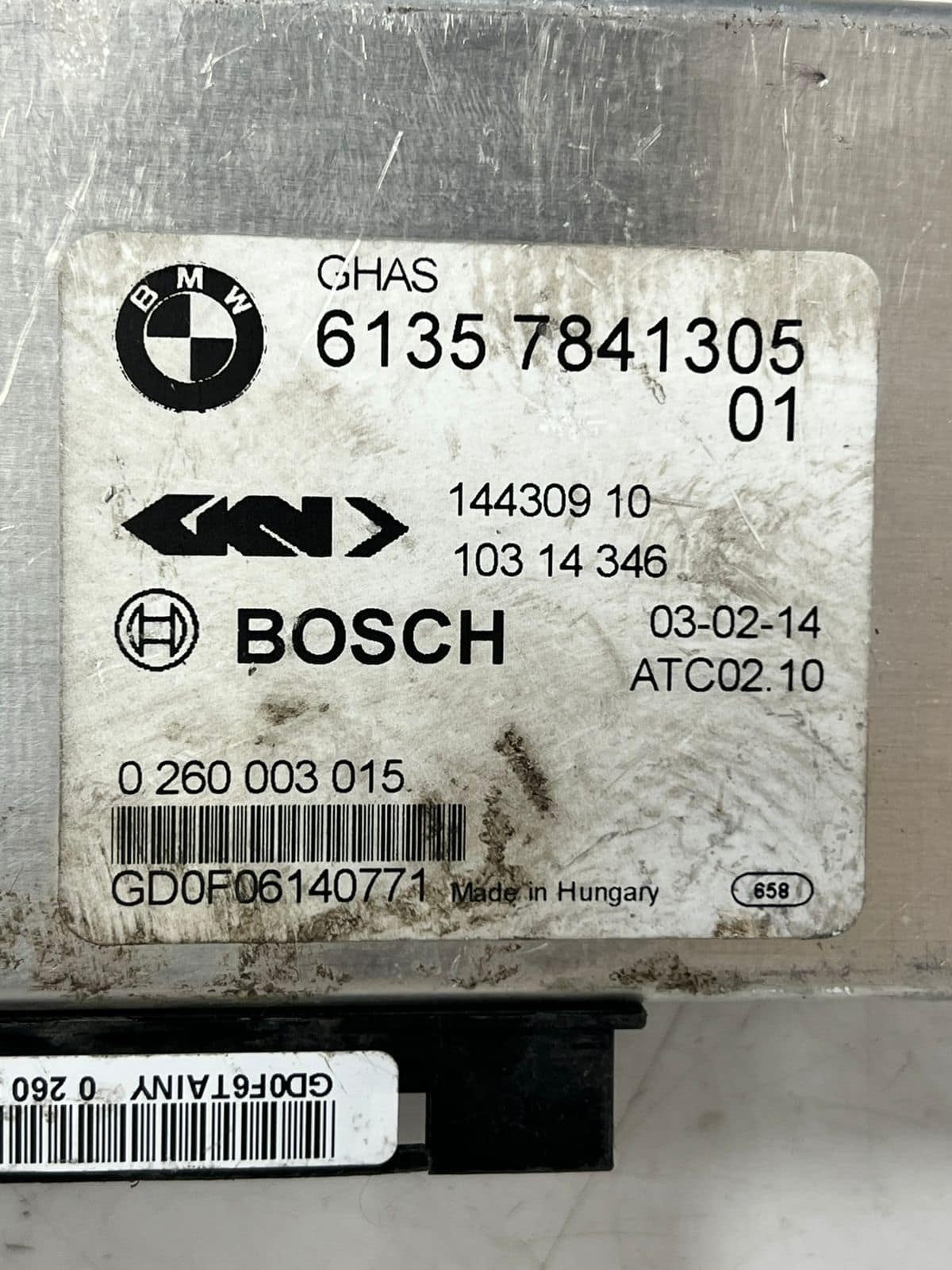 2018-20 BMW F82 F15 F80 M3 F83 M4 Rear Differential Lock Control Module 7841305
