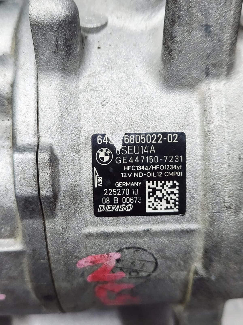BMW Air Conditioning Compressor 6805022 3Series F30 F31 4 Ser N57 3.0 DIESEL 
