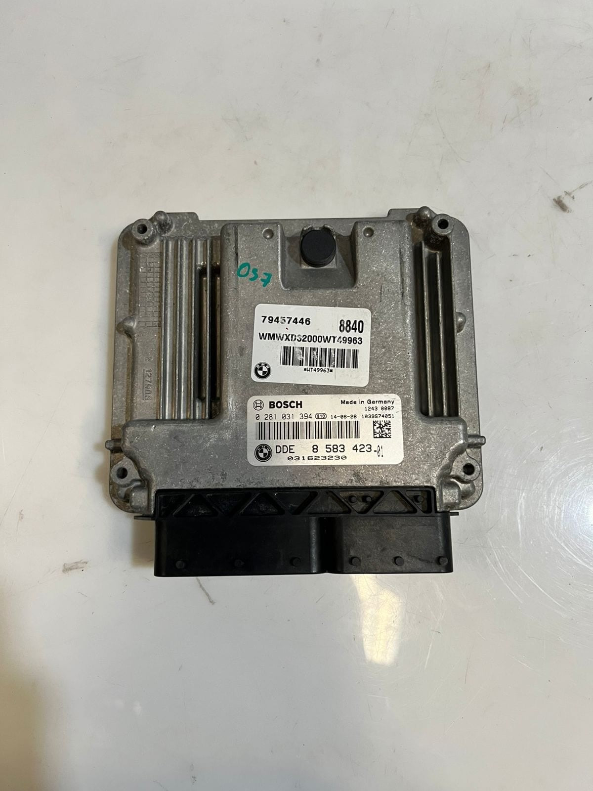 2015 Mini Cooper R60 N47N Engine Control Unit ECU SET DDE+CAS3+2KEYS 8583423