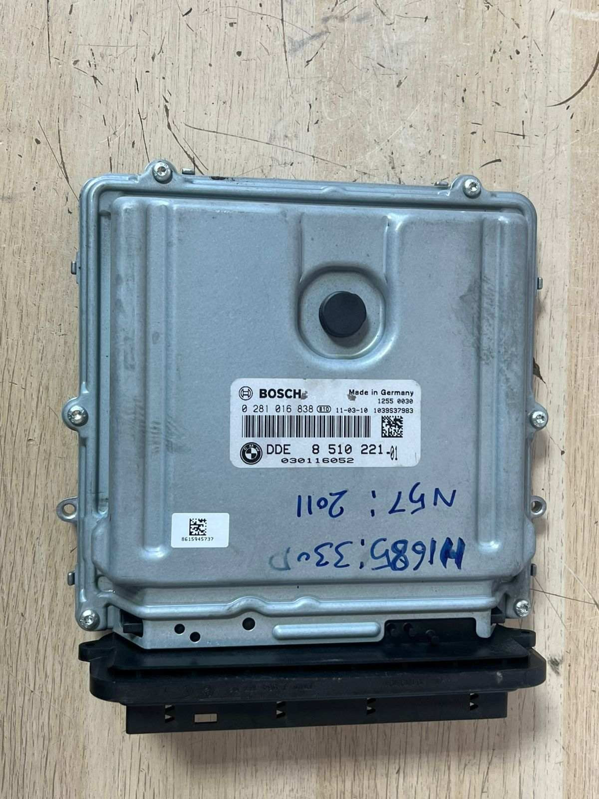 2011 BMW N57 330D Engine Control Unit ECU SET DDE + CAS3 + 1KEY 8510221