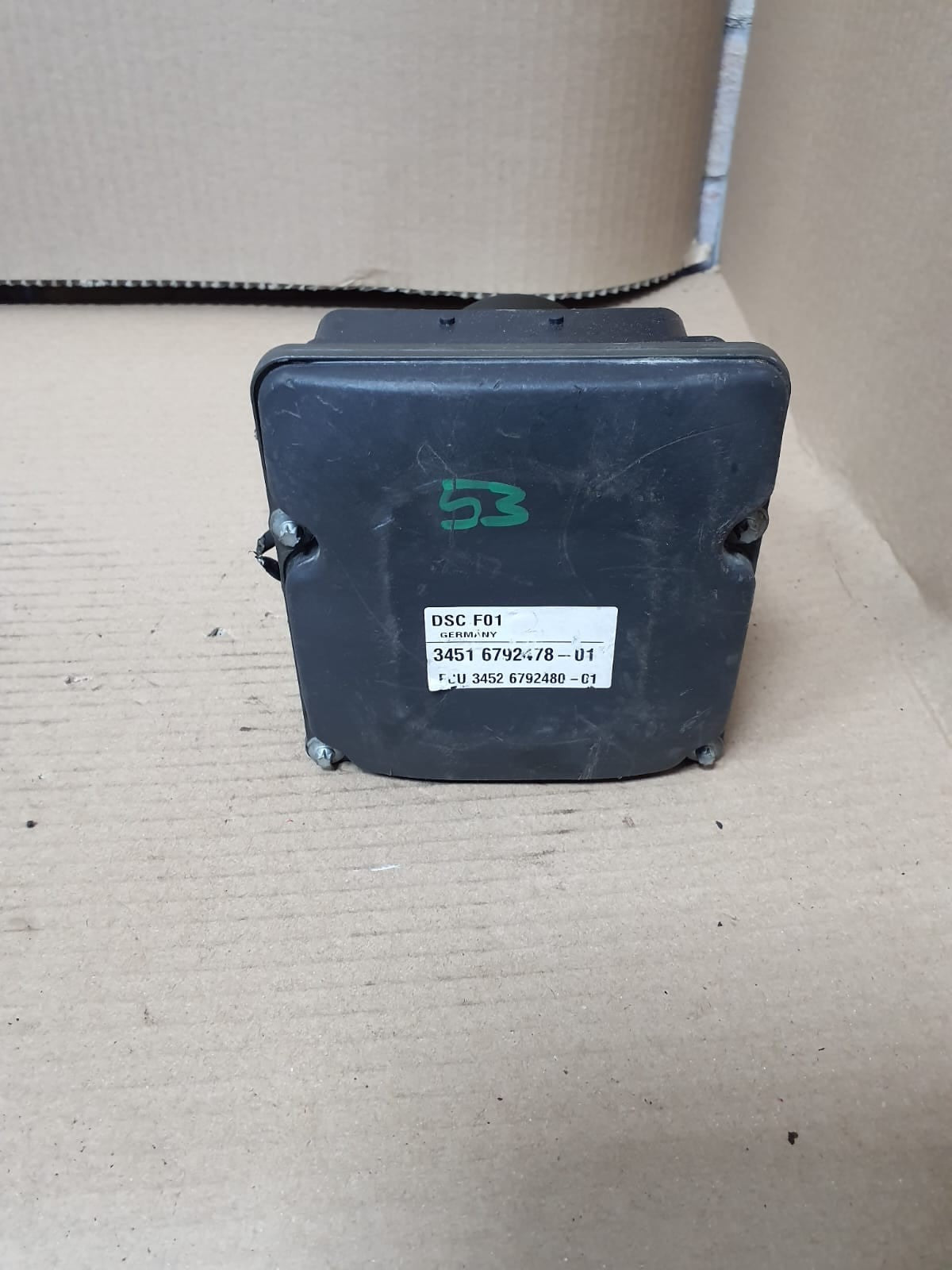  BMW 7' F01 F02 F03 F04 740i ABS Pump Brake Hydro Control Unit Module 6792480