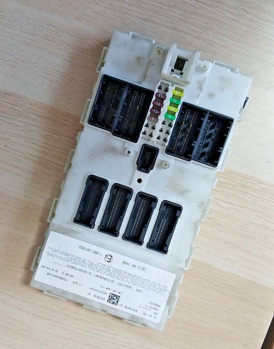 BMW F30 3 Series F30 328i 330e BCM ECU 8707676 OEM Front Clip‑On BCM ECU