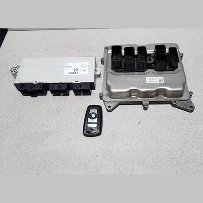 2012-2017 BMW 320i F10 F25 F30 N20 Engine Control Unit DME ECU Set 8606306 OEM