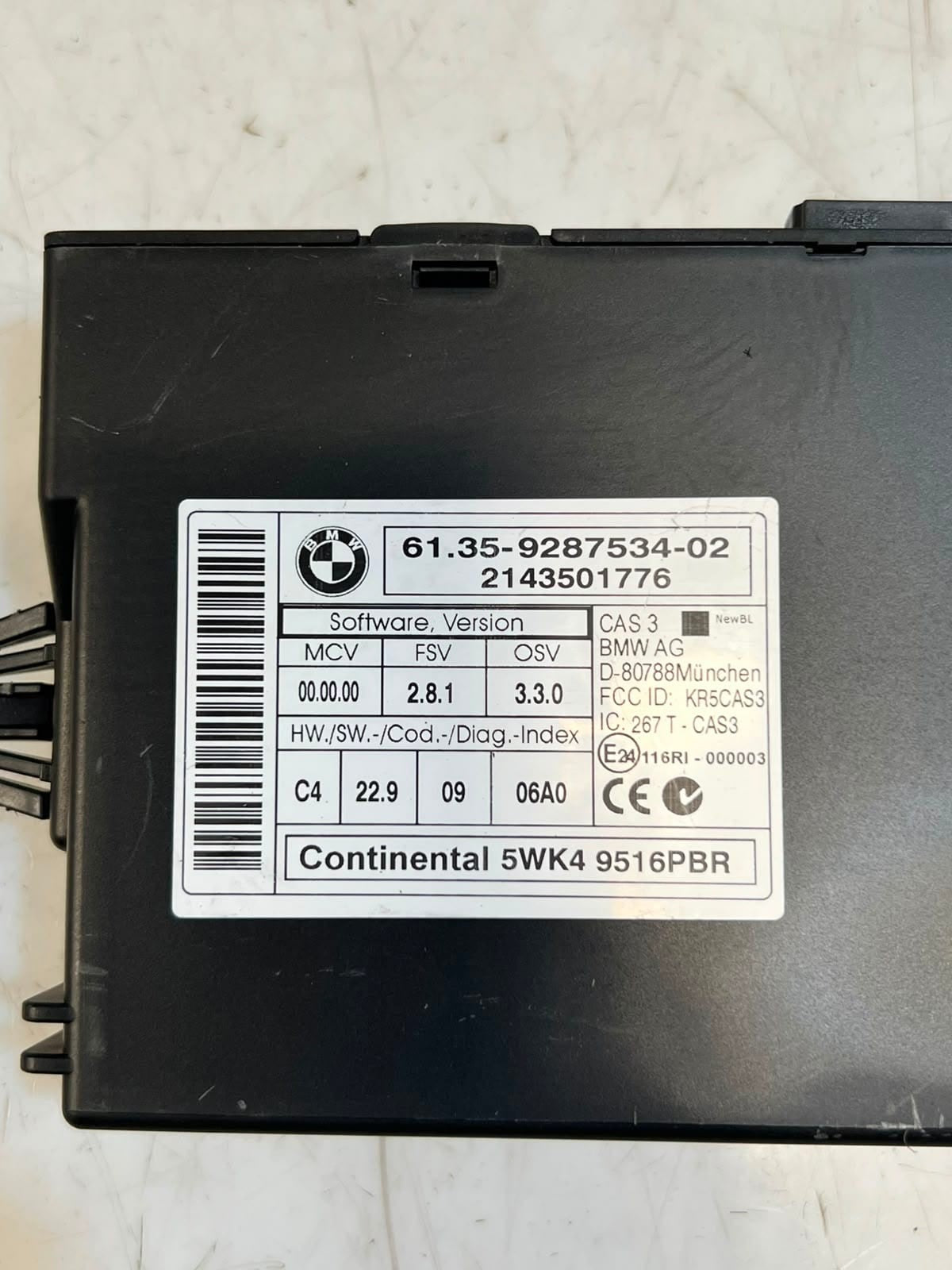 2015 BMW X1 E84 18d N47N Engine Control Unit ECU SET DDE+ CAS3+ 1KEY 8580307
