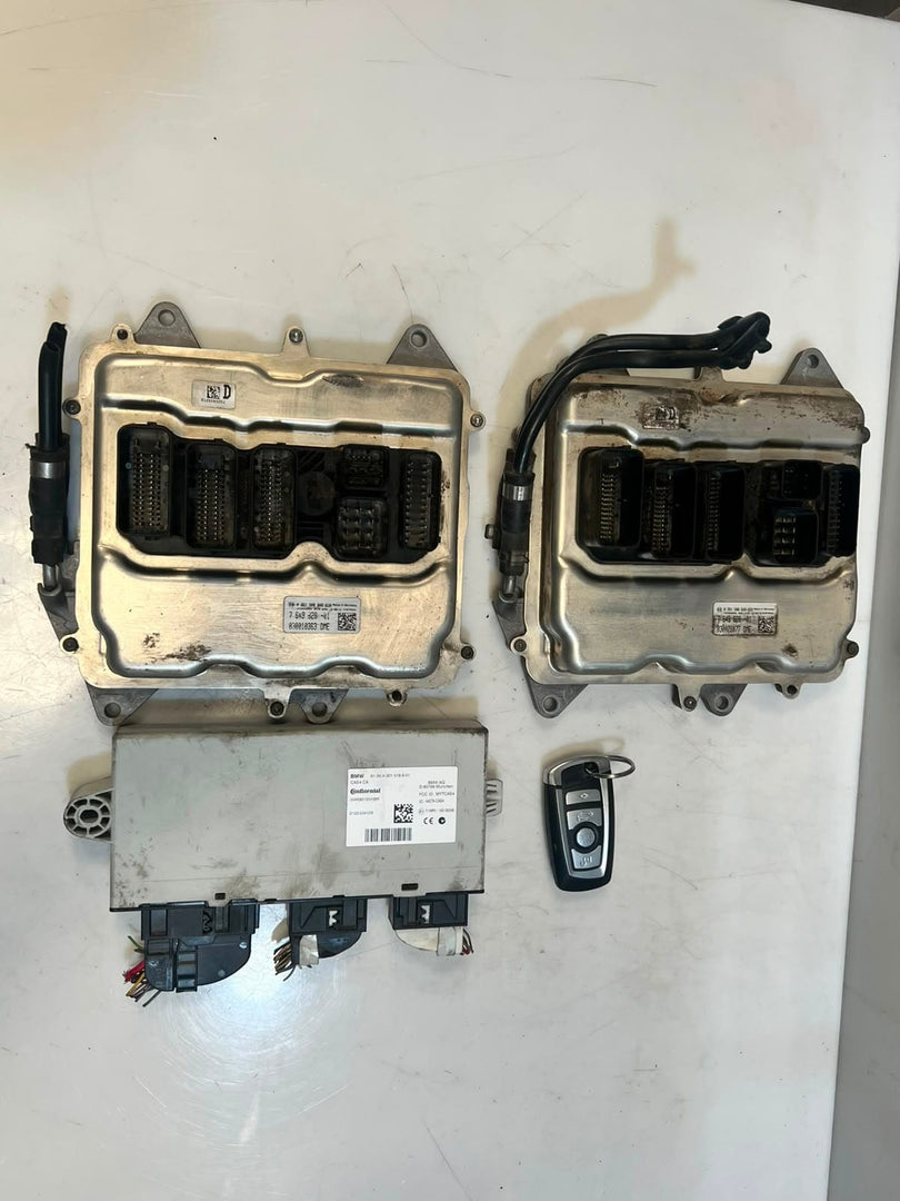 BMW F02 7 Series 750i N63B44B Engine Control Unit ECU SET DME+CAS+1KEY 7649828