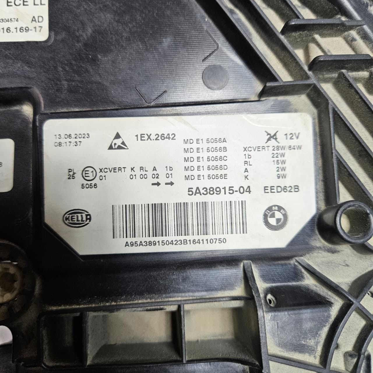 2020 BMW 5 Series G30 G31 G38 M5 LCI Headlight LED Left Side 5A38915 ECE