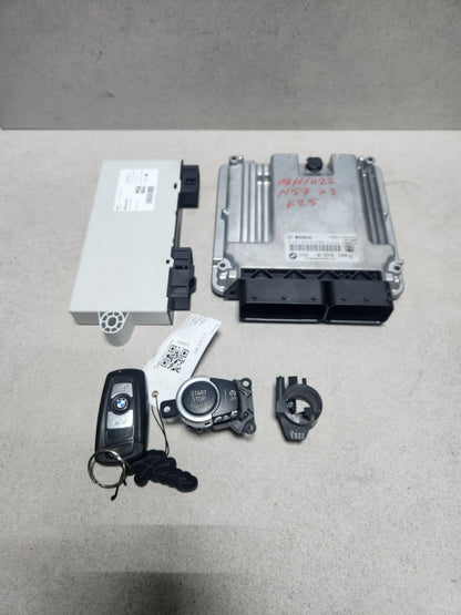 BMW Engine Control Unit 8574100 X3 F25 3.0 DIESEL N57D30A ECU SET