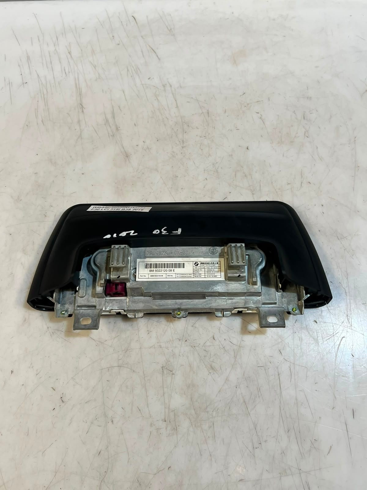 2016 BMW 3 Series F30 F31 4' F32 CID Navigation Display Screen Central 9322120