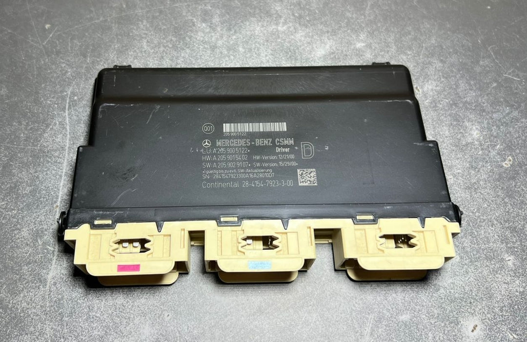 14-18 Mercedes W205 C-Class Front Driver Seat Control Module A205 9005122 OEM