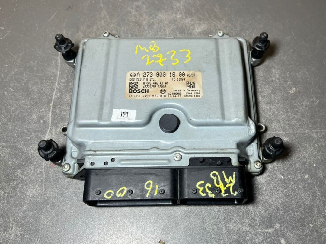 07-12 Mercedes W164 GL450 Engine Control Module Unit ECM ECU A273 9001600 OEM