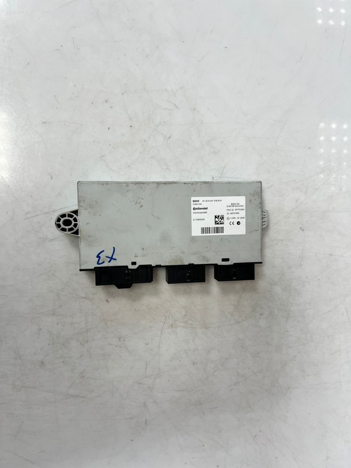 2011 BMW X3 F25 Central Theft Locking Module CAS4 AG 9247478 OEM