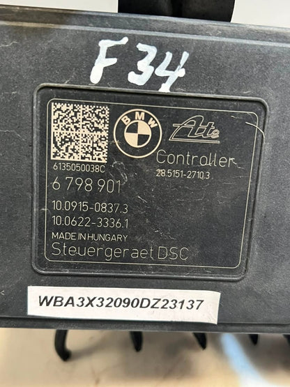 BMW 3 Series GT F34 Abs Pump UNIT 6798901 OEM