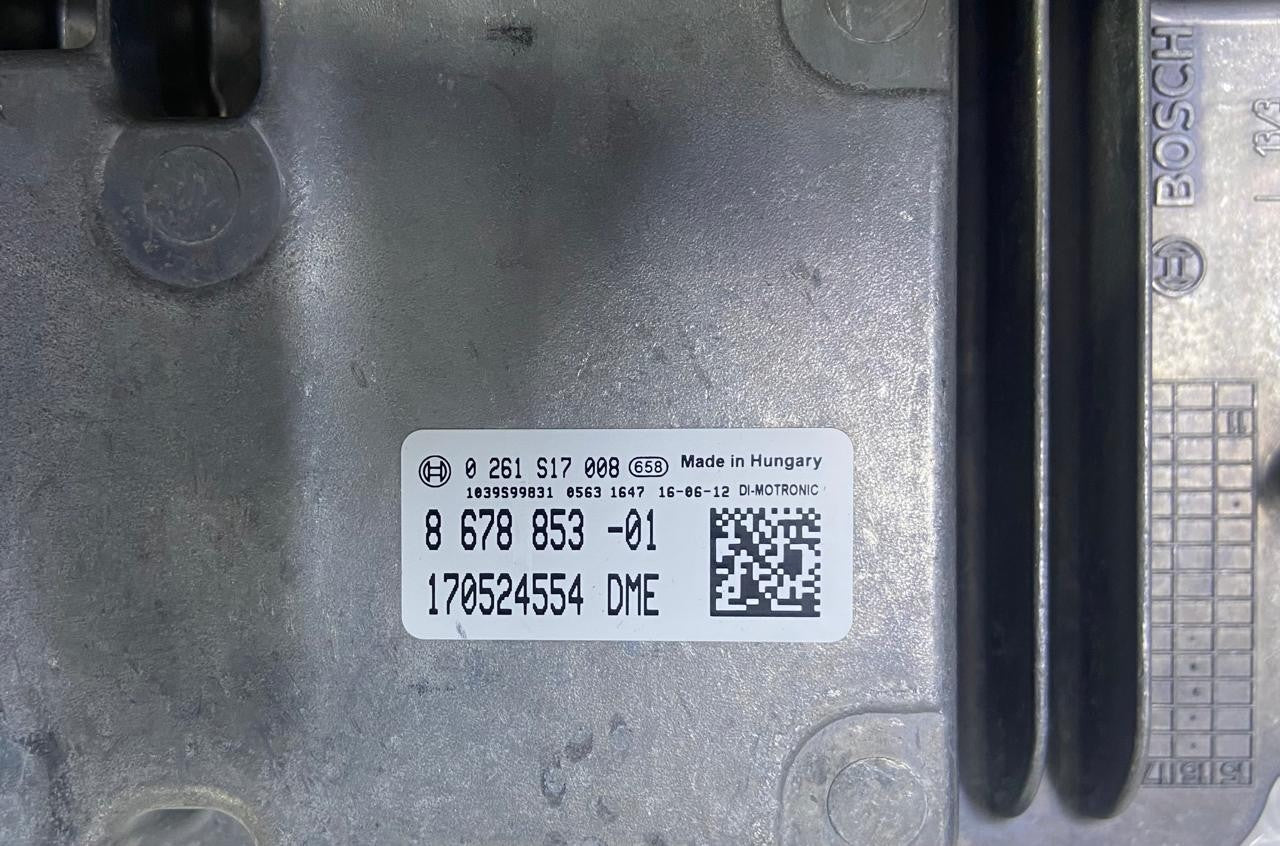 OEM BMW X1 F48 B38 ECU Engine Control unit DME Set 8678853 BOSCH