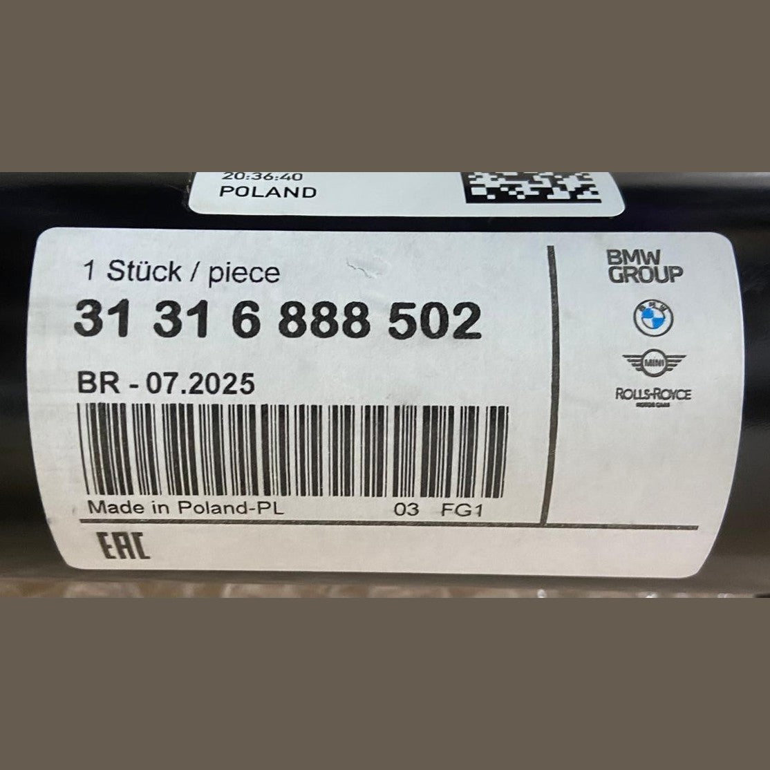 OEM BMW G26 i4 2024 Shock Absorber Front Right Side 6888502 Brand New OEM