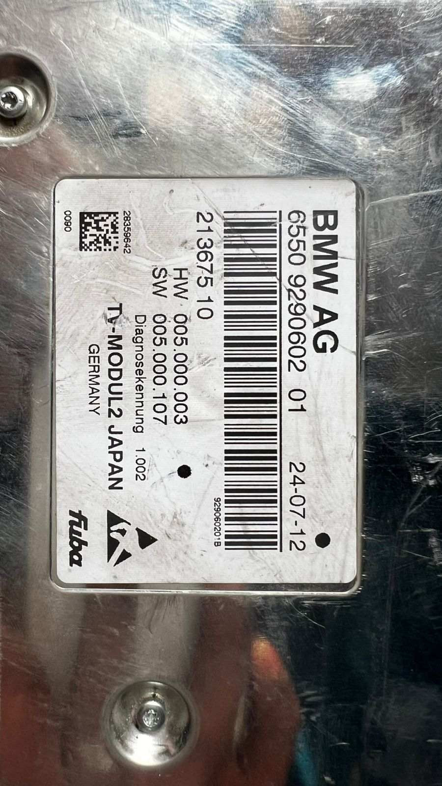 BMW Tv Receiver Tuner Module 9204350