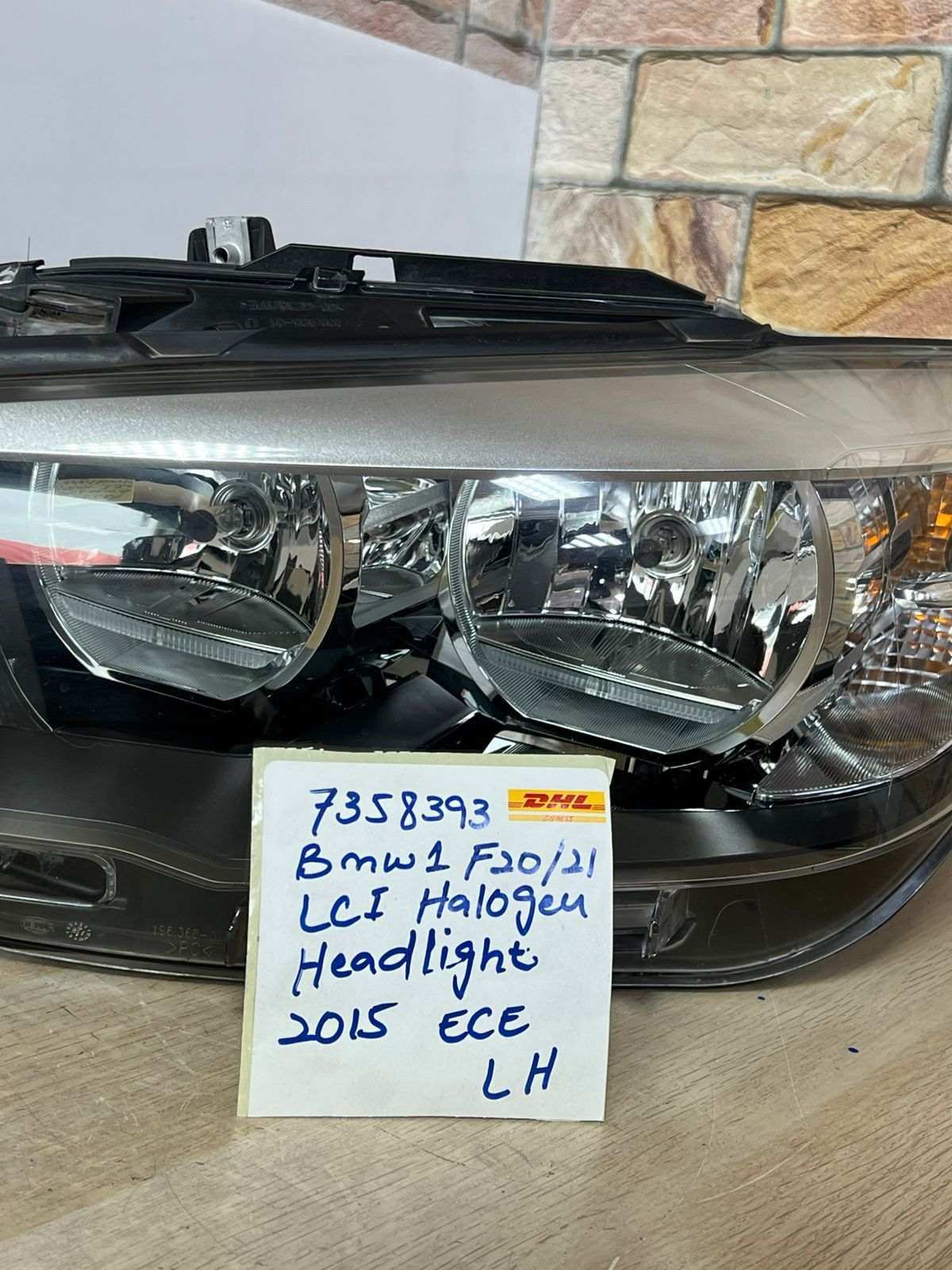 BMW Headlight Assembly 7358393 1 Series 120I F20 F21 LCI FRONT LEFT HELOGEN