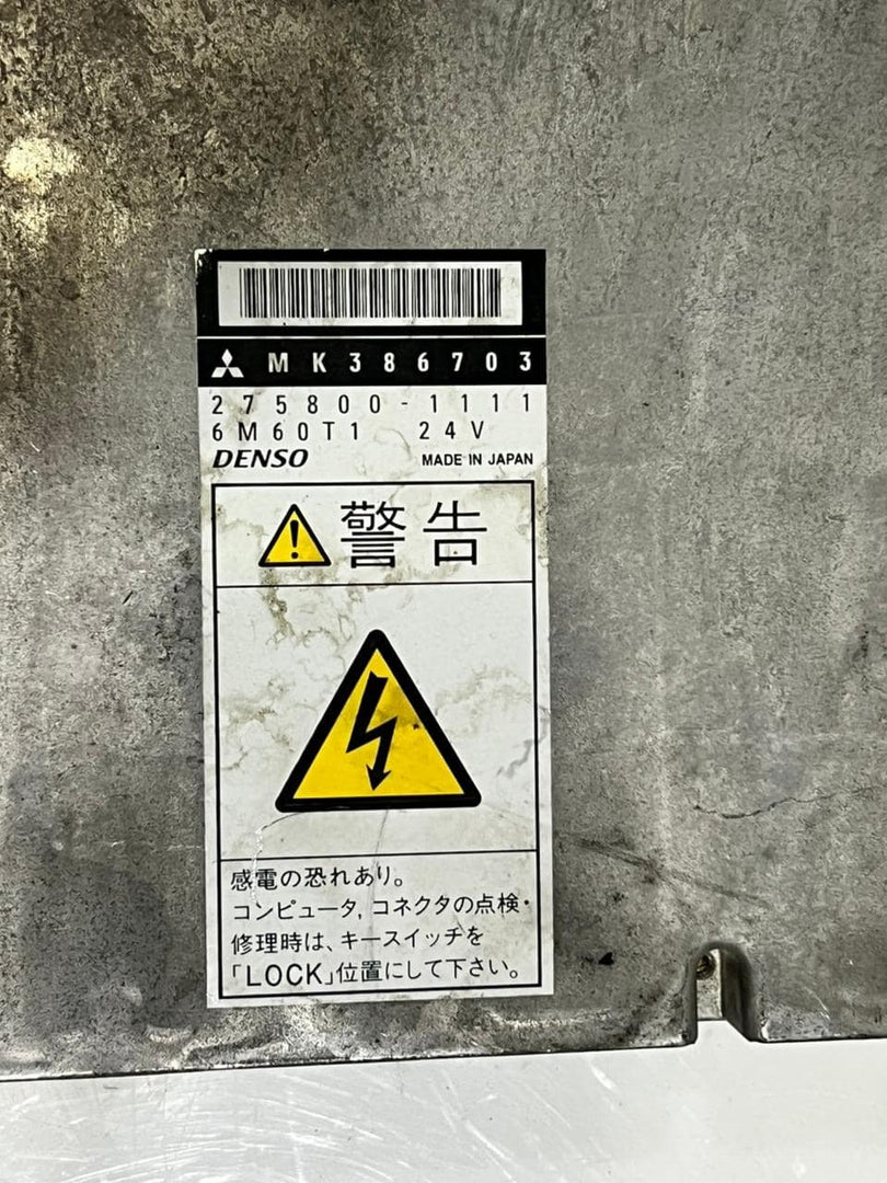 2001 Mitsubishi Fuso Fighter KK-FK61FL 7.5L diesel Engine Control Unit MK386703